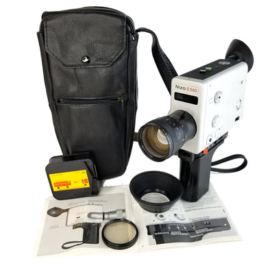 Nizo S560 Super 8 Camera with Light Meter Battery Adapters and Batteries Professionally Serviced and Fully Tested Super 8 Cameras Braun Nizo 