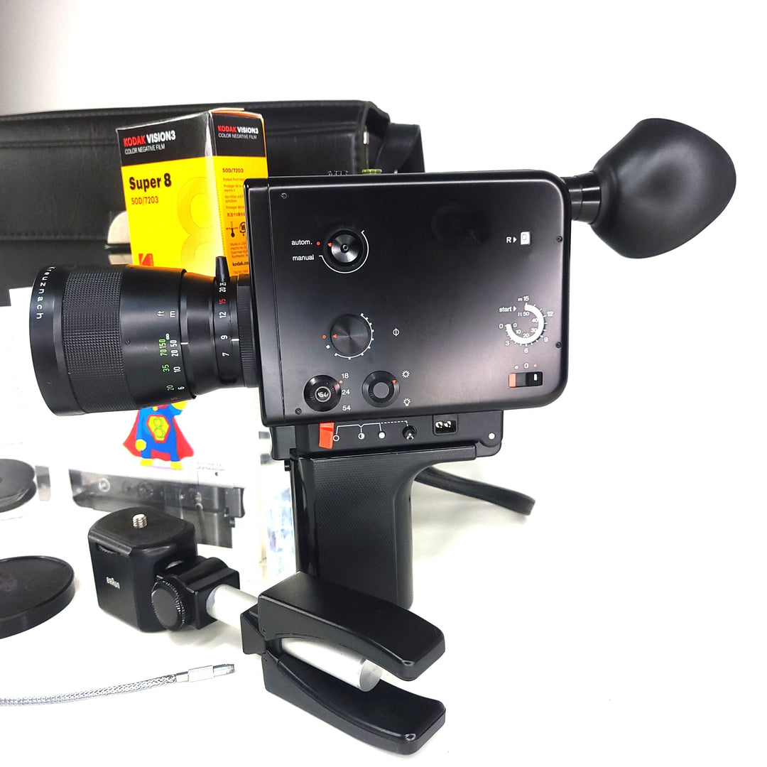 Nizo S800 Super 8 Camera Filmmaker's Bundle with plenty of Accessories! Super 8 Cameras Braun Nizo 