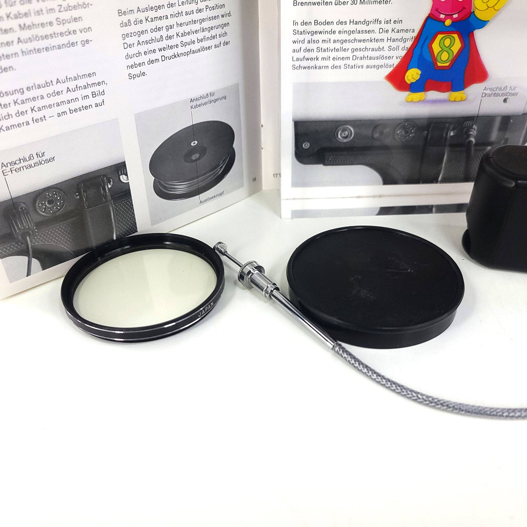 Nizo S800 Super 8 Camera Filmmaker's Bundle with plenty of Accessories! Super 8 Cameras Braun Nizo 